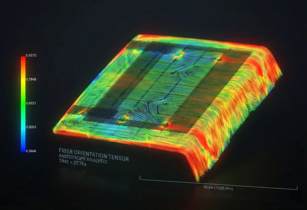 SMC 模压仿真结果