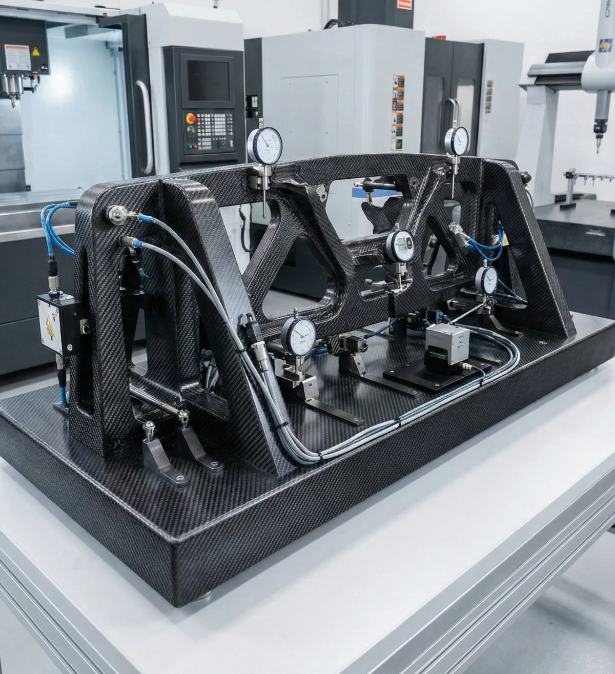 碳纤维检具架构